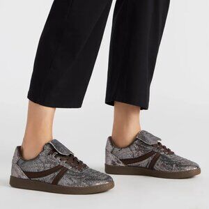 NEW STEVE MADDEN Madrid Sneakers in Pewter for women 1025 3t2
